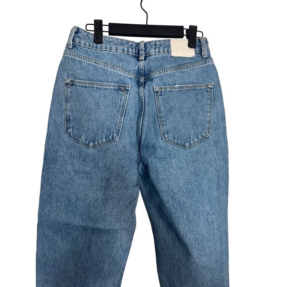 2/$30 ZARA Size 4 High-Waisted Blue Denim Jeans - Picture 10 of 14